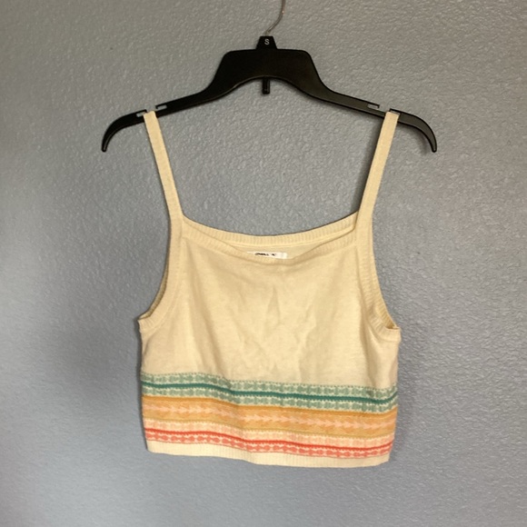 ONEILL MILA knit Tank crop top size small - Picture 2 of 8